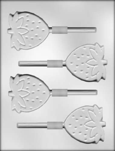 Strawberry Lollipop Chocolate Mould - Click Image to Close